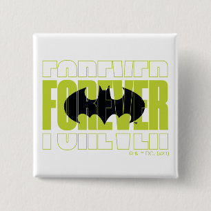 Forever Batman Typografy Symbol Graphic Button