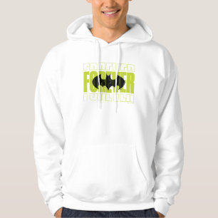 Forever Batman Typografy Symbol Graphic Hoodie
