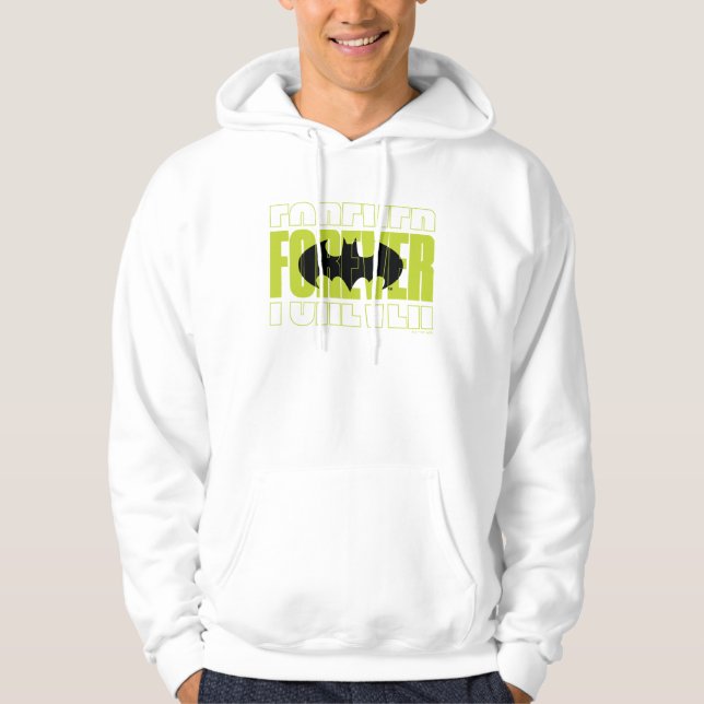Forever Batman Typografy Symbol Graphic Hoodie (Vorderseite)