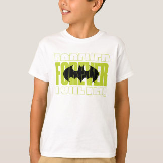 Forever Batman Typografy Symbol Graphic T-Shirt