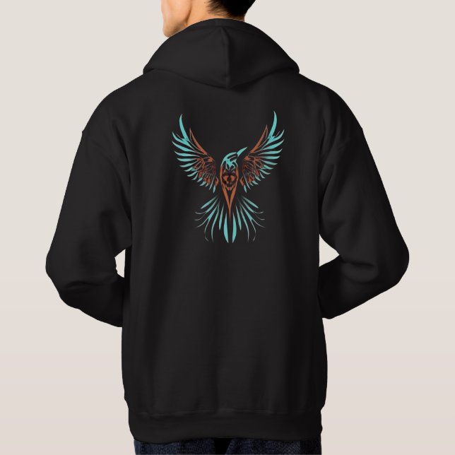 Forever Blazing Phoenix Hoodie (Rückseite)