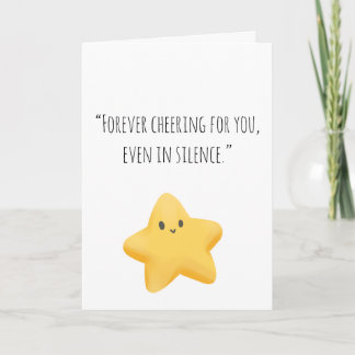 Forever Cheering For You Encouragement Card Karte