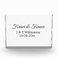 Forever & Forever fügen Sie Ehegatten Datum Liebe 