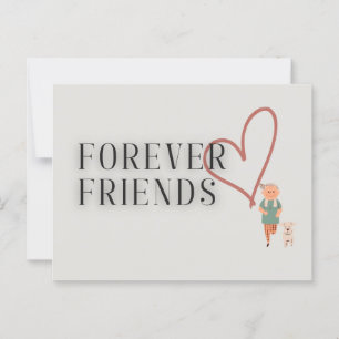 Forever Friends : Carte postale de chien