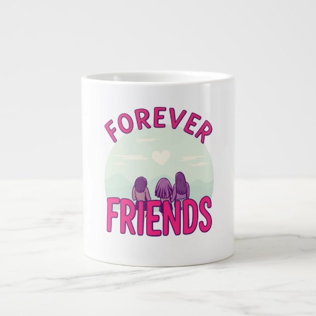 Forever Friends Jumbo-Tasse (Vorderseite)