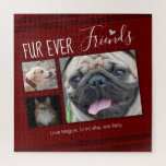Forever Friends Pet FotoCollage<br><div class="desc">Fur Ever Freunde drei Foto Optionen Design Vorlage ist einfach zu verwenden. Wählen Sie einfach Ihre Fotos aus und laden Sie sie hoch. Alle Texte sind auch einstellbar und das Layout kann mit den Optionen angepasst werden. Handgezeichneter Herzakzent.</div>