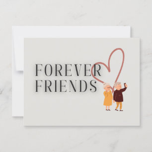 Forever Friends: Selfie Postcard Postkarte