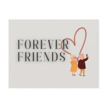 Forever Friends: Selfie Postcard