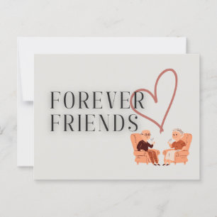 Forever Friends: Tee/Kaffee Postkarte