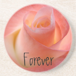 Forever Geschenke Rosa Blume Untersetzer Valentine