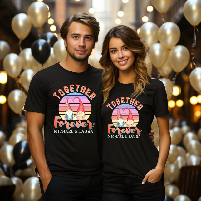 Forever Gnome Couple T - Shirt (Von Creator hochgeladen)