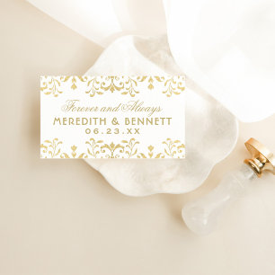 Forever Gold Vintage Glamor Mariage Monogramme