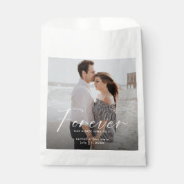 Forever hat eine schöne Ring-Foto-Verlobung Modern Geschenktütchen