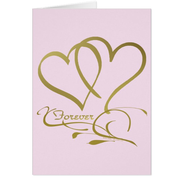 Forever Hearts Gold éditable couleurs arrière - pl (Devant)