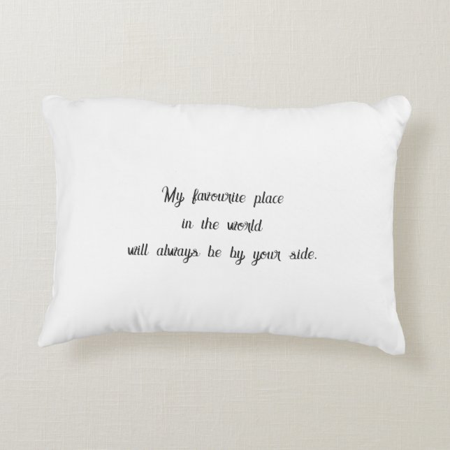 Forever in Love - Valentine's Day Mariage Coussin (Dos)