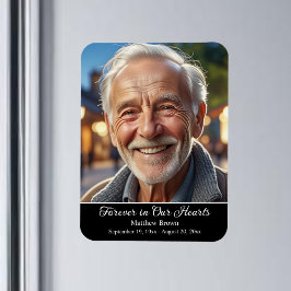 Forever in Our Hearts 1 Special Photo Keepsake Magnet