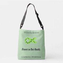 Forever In Our Hearts Lime Green Awareness Tragetaschen Mit Langen Trägern