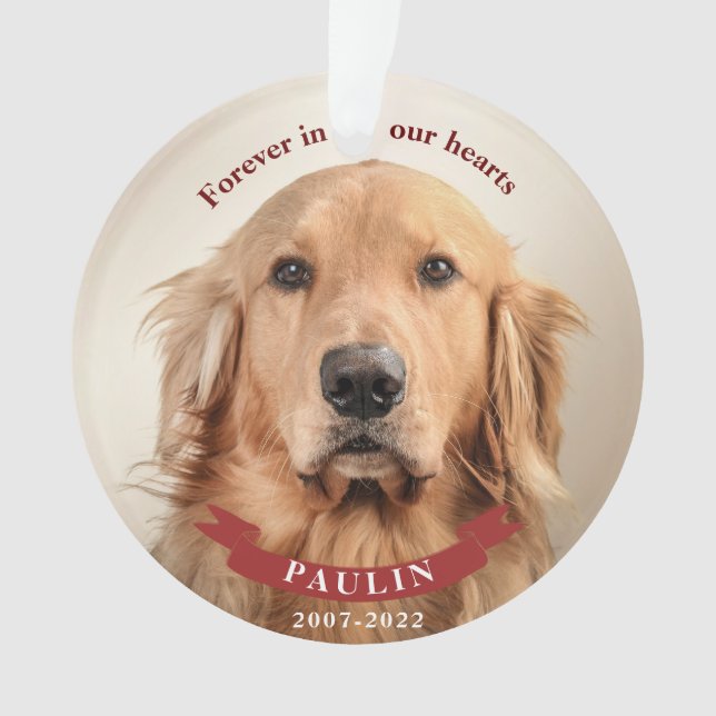 Forever in Our Hearts - Photo personnalisée pour a (devant)