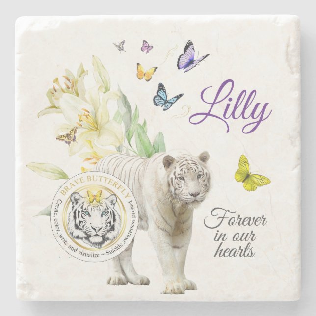 Forever in our hearts  steinuntersetzer (Vorderseite)