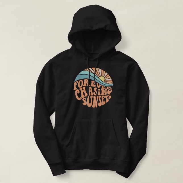 Forever Jagd Sunsets Beach T Shirt (Design vorne)