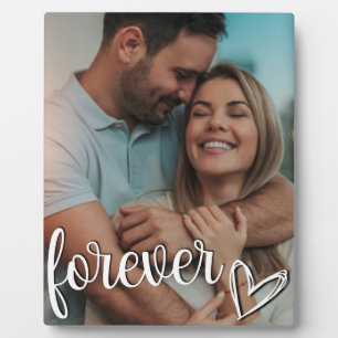 Forever-Liebe Individuelle Fotoplakette Valentinst Fotoplatte