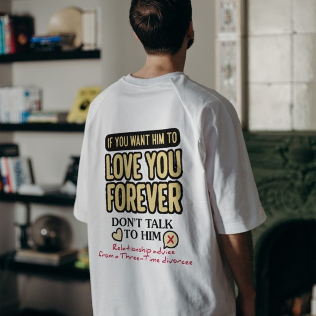 Forever Love Advice (von einer dreimal gescheitert Tri-Blend Shirt (Von Creator hochgeladen)