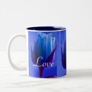 Forever Love Blue Rose Delight Zweifarbige Tasse