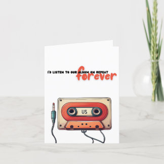 Forever Love Mixtape | Retro Cassette Valentine Einladung