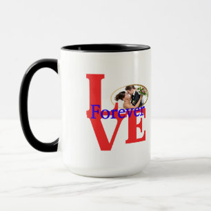 "Forever Love" Personalisierte Foto Tasse