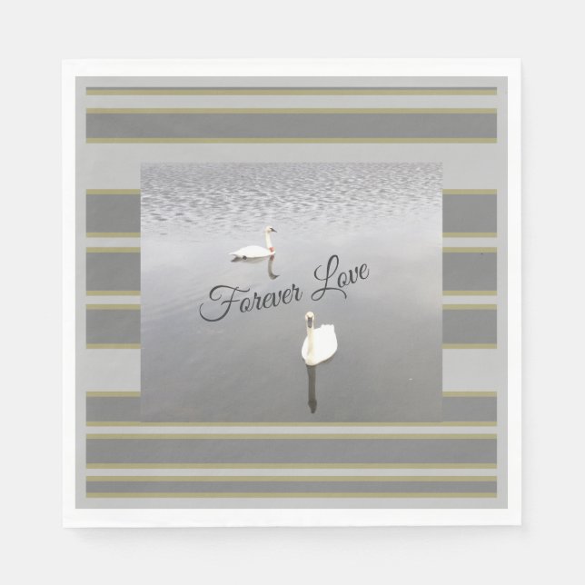 Forever Love Serviette (Vorderseite)