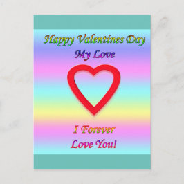 Forever Love Valentinstag Feiertagspostkarte