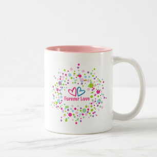 Forever Love Zweifarbige Tasse