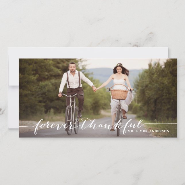 Forever Merci Carte photo de Merci manuscrit (Devant)