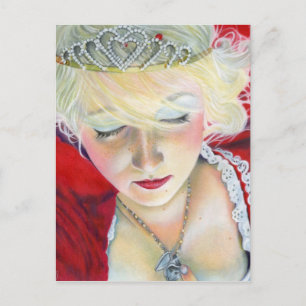 Forever Mine Princess Heart Locket Carte postale