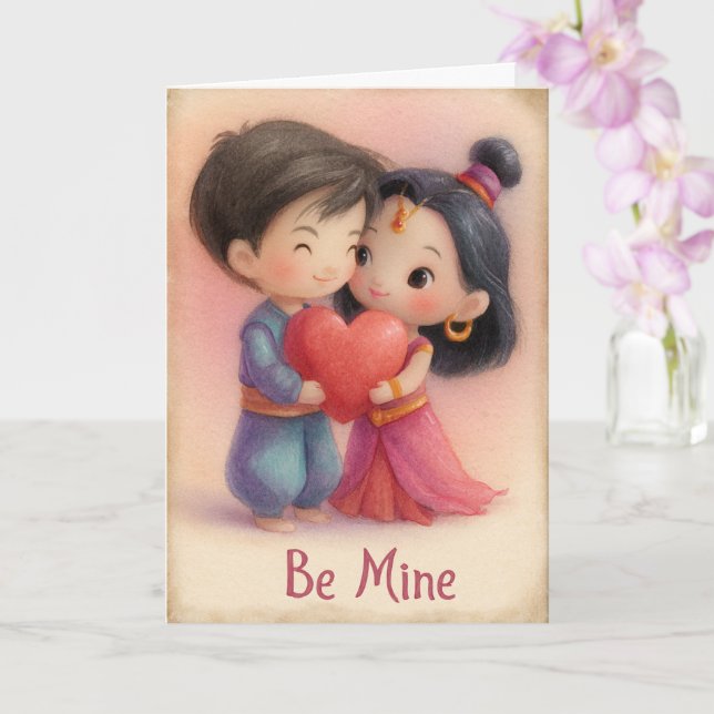 Forever My Choice Valentine Card Karte (Orchidee)