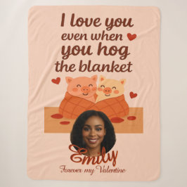 'Forever My Valentine' Sherpa-Decke Sherpadecke