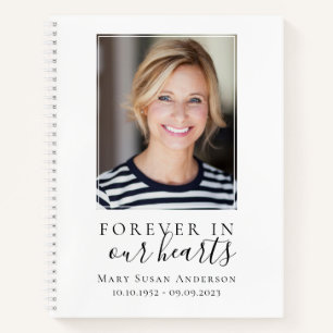 Forever Photo Funeral Budget Livre d'invité