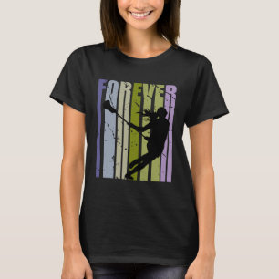 Forever Retro Lacrosse Motivierend Inspirierend Ni T-Shirt