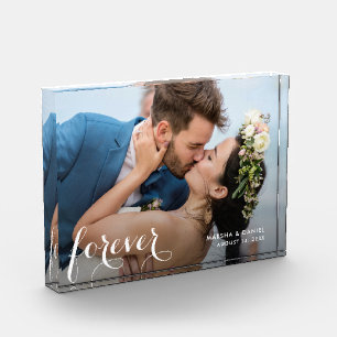 FOREVER Schrift Hochzeit Fotoblock