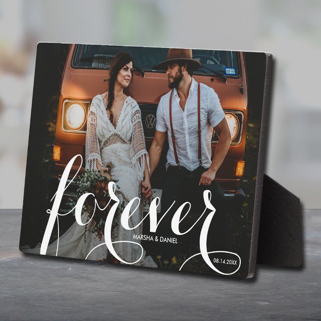 FOREVER Script Easel Back Foto Fotoplatte (Von Creator hochgeladen)