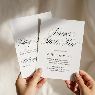 Forever Starts Now Invitation de Mariage Set