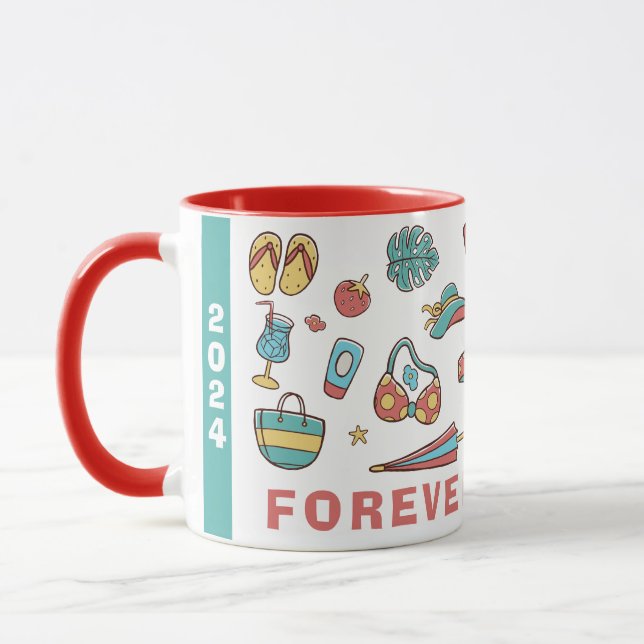 Forever Summer 2024 - jeden Sonnenuntergang genieß Tasse (Links)