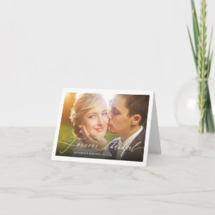 Forever Thankar Script Photo Mariage Merci