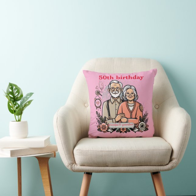 Forever Together – 50th Celebration Cushion Kissen (Stuhl )