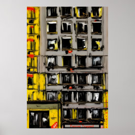 Forever Trapped - Eine gruselige AI Fantasy Art Pr Poster