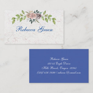 Forever - Two Hearts - One Liebe Business Card Visitenkarte
