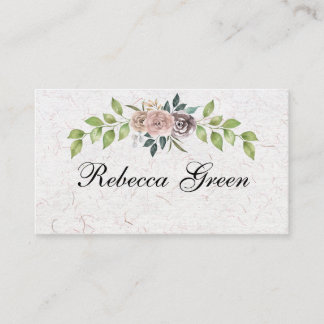 Forever - Two Hearts - One Liebe Business Card Visitenkarte