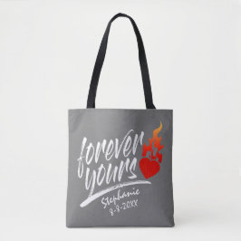 Forever Votre Nom Personnalisé Valentine | Sac fou