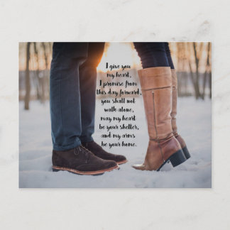 Forever Vows Postkarte