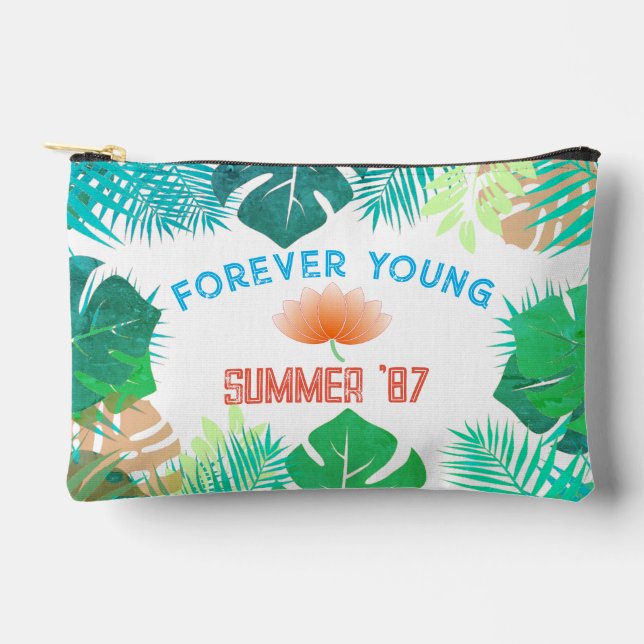 Forever Young Summer '87 1980er Stil Zubehörtasche (Vorderseite)